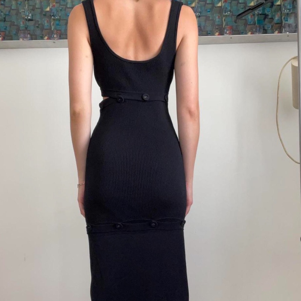 Christopher Esber Deconstruct Ribbed Tank Dress - image 3